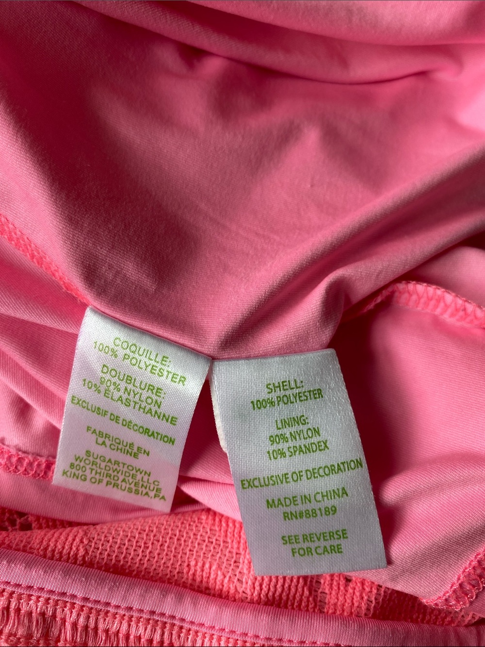 Lilly Pulitzer Maybelle Top Coral Wildflower Lace XS hot pink - Picture 11 of 16